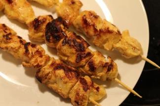 Yogurt Marinaded Chicken Kabobs