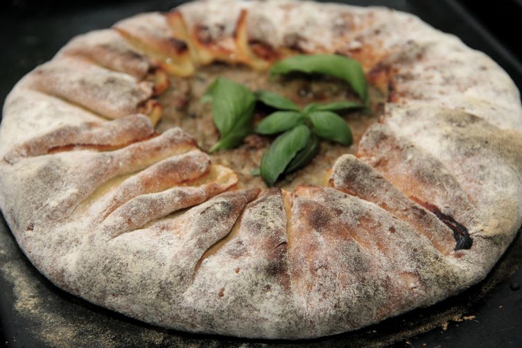 Open Face Curried Lamb Pie