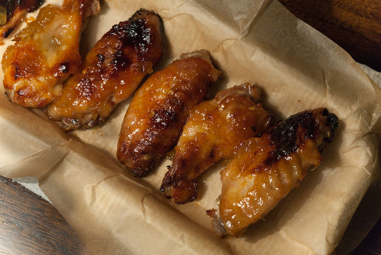 Grilled Chicken Wings with Spicy Pineapple Glaze