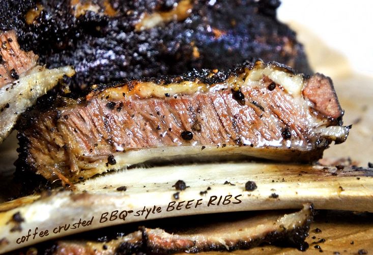 Coffee-Crusted BBQ Beef Ribs