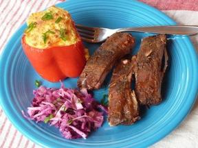 Baby Back Ribs with Hatch Green Chile BBQ Sauce