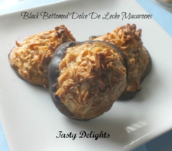 Black Bottomed Dolce De Leche Macaroons
