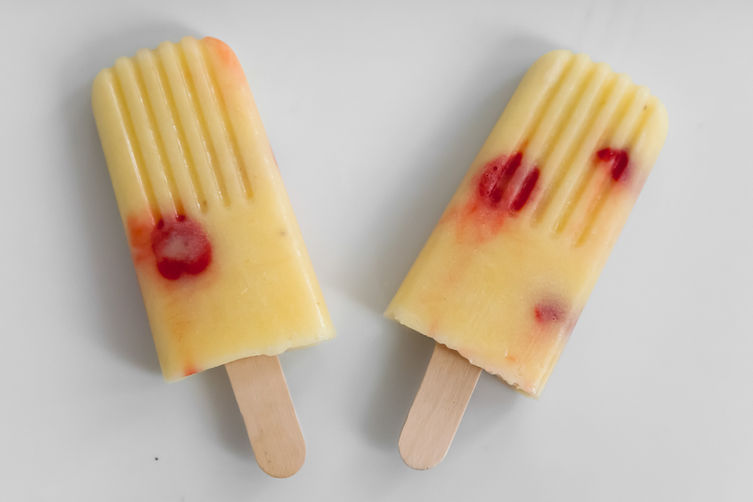 Pina Colada Popsicles
