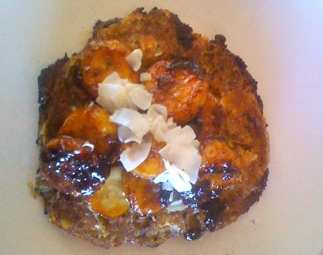 COCONUT PANCAKE MEETS BANANA FOSTER