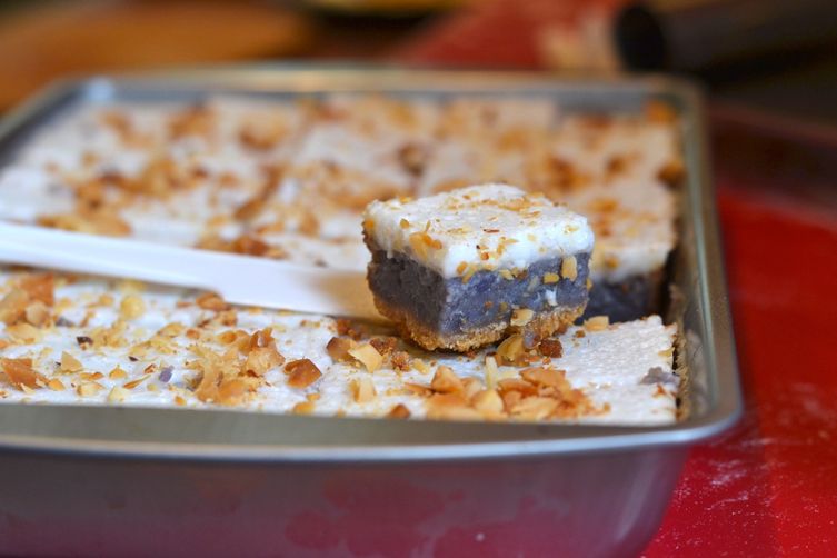 Purple Sweet Potato and Haupia Pie