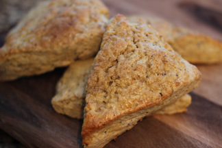 Orange Poppyseed Scones