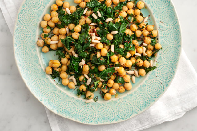 Spanish Chickpeas with Kale