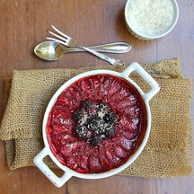 Roasted Berries with Lime and Toasted Coconut