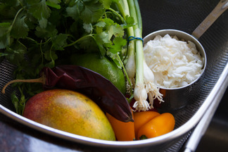 Coconut Mango Chili Pepper Salsa
