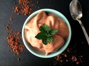 Two Ingredient Banana Chocolate Ice Cream 