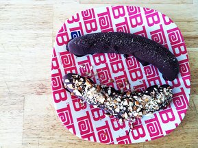 Frozen Chocolate Dipped Bananas 
