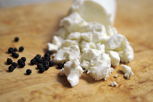 Creamy Goat Cheese Grits