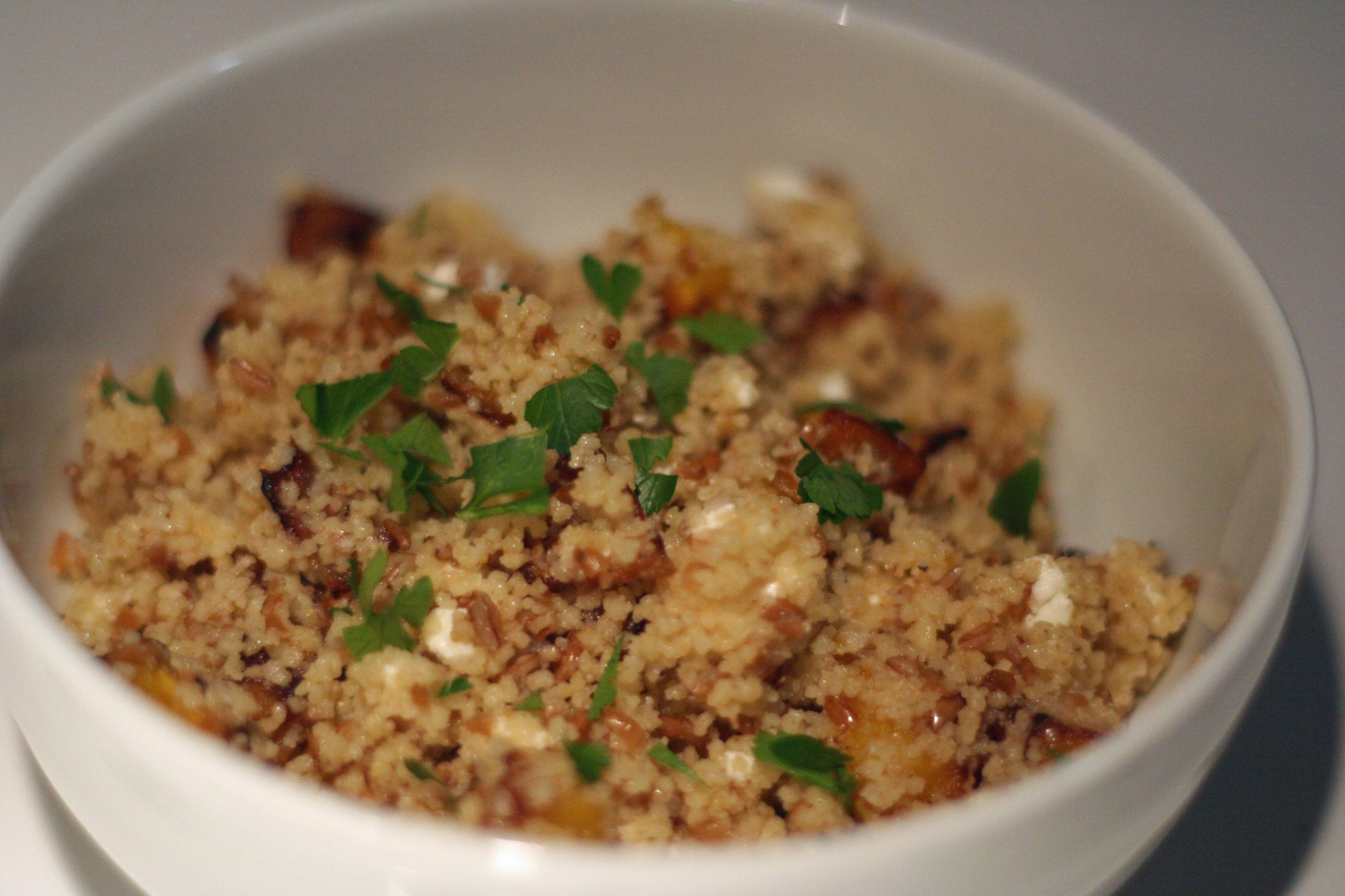 Winter Couscous and Bulgur Salad