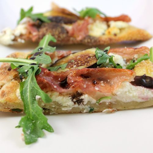 Prosciutto, Fig, and Arugula Flatbread