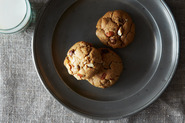 Almond Butter, Dark Chocolate & Coconut Cookies