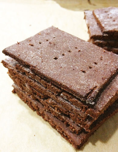 Chocolate Quinoa Crackers