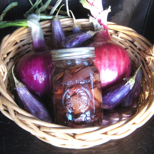 Balsamic Pickled Eggplant