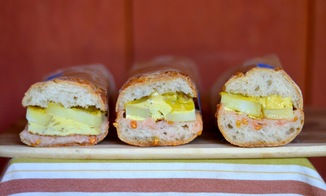 Bocadillo El Camino:  Spanish Omelet Sandwich To Go