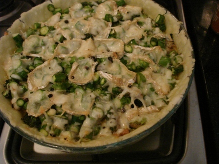 Gluten Free Broccoli and Asparagus Tart