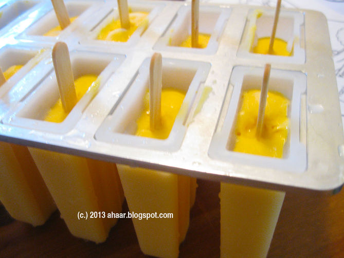 Mango popsicle
