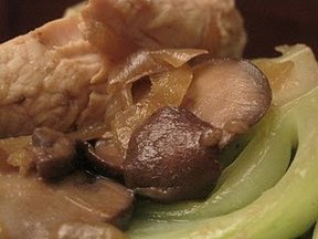 Ginger Chicken w/ Braised Baby Bok Choy