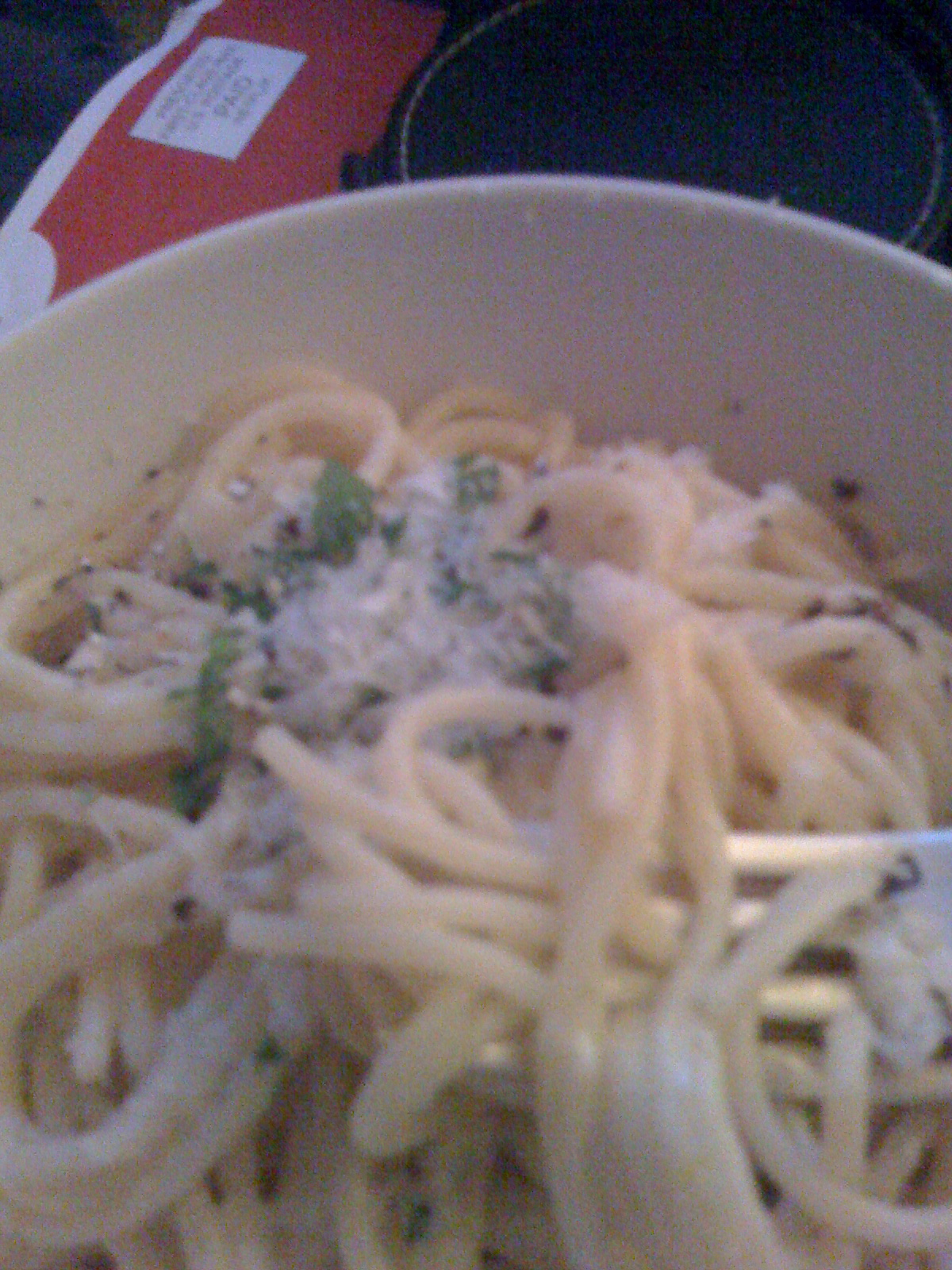 Spaghetti with Marscapone and Lemon