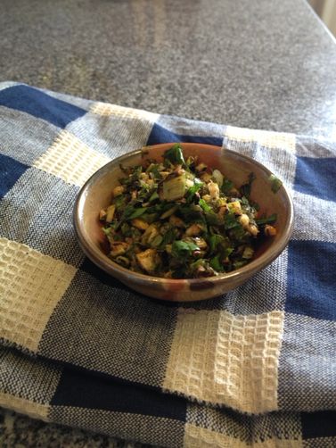 Grilled Lemon and Herb Relish