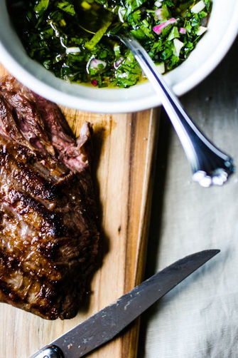 Simply Grilled Skirt Steak