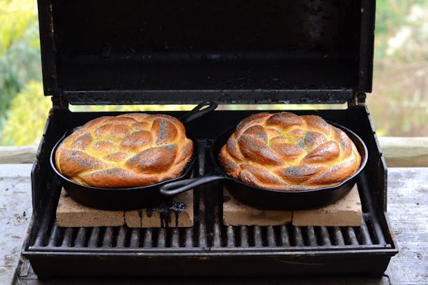 Challah Baked on the Grill