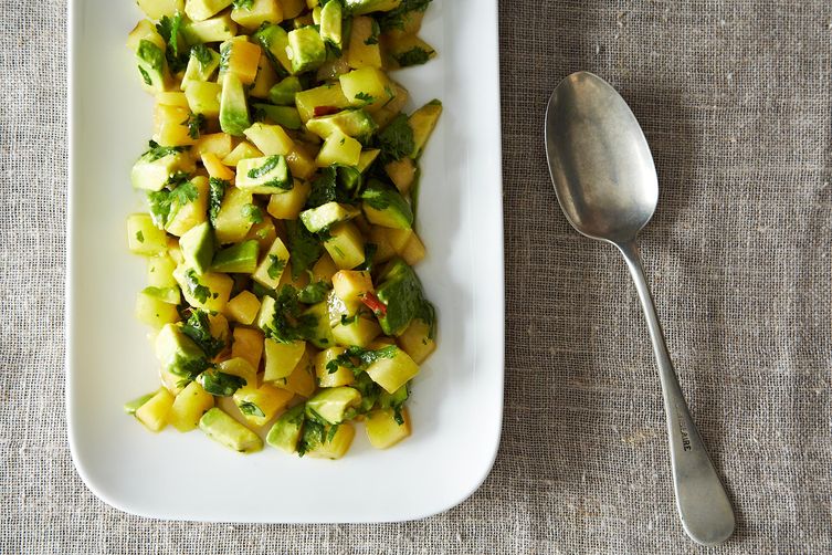Plum Avocado Summer Salad