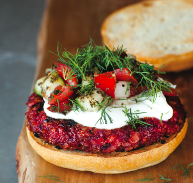 Sweet and Smoky Beet Burgers