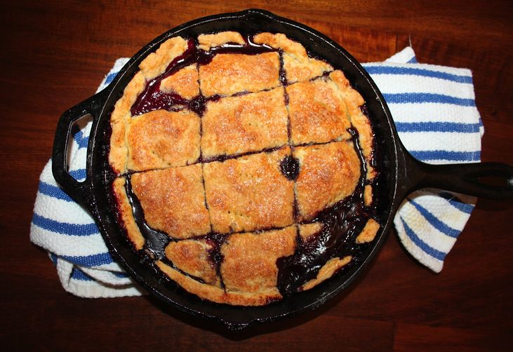 Perfect Peach-Blueberry Pandowdy