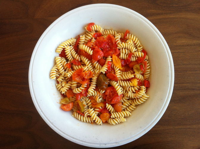 Pasta with Cherry Tomatoes
