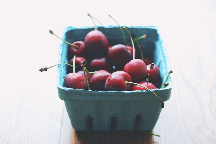 Cherry, Basil, and Almond Crisp