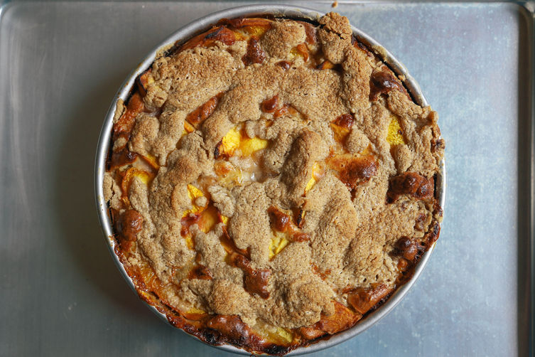 Gluten-Free Peach Brown Butter Buckle