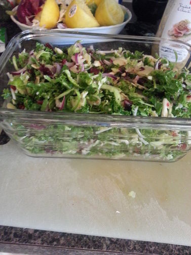 Kale and sprout salad