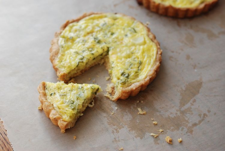 Spring Onion-and-Herb Tart