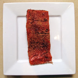 Seared Salmon with Cinnamon and Chili Powder
