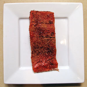 Seared Salmon with Cinnamon and Chili Powder