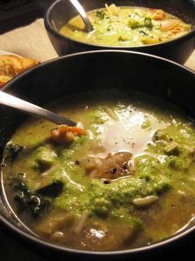 Soupe au Brocoli Pistou 