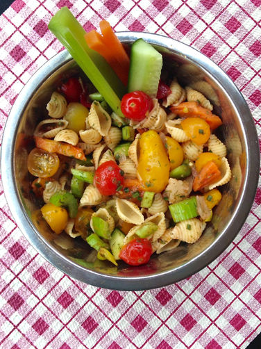 Bloody Mary Pasta Salad