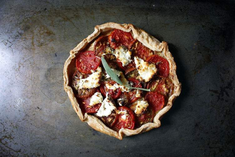 Heirloom Tomato and Goat Cheese Tart