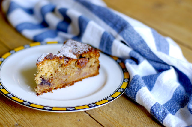 Blueberry, Banana & Almond Cake