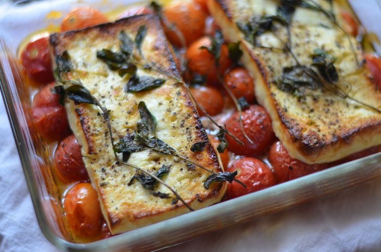 Tomato-Feta Bake