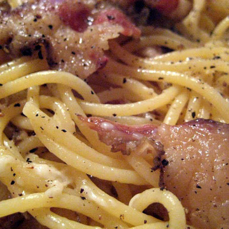 Pasta alla Gricia (Spaghetti with Guanciale and Pecorino)