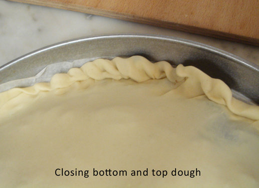 Tuscan Ricotta and Broccoli Rabe Pie - Erbazzone