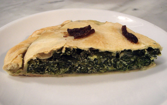 Tuscan Ricotta and Broccoli Rabe Pie - Erbazzone