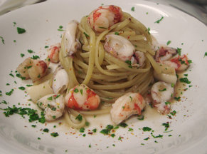 Prawn Fettucine - Fettucine aux Crevettes