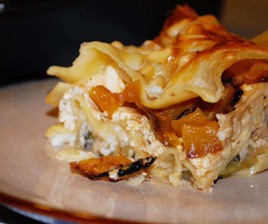 Brown Butter and Roasted Squash Lasagna