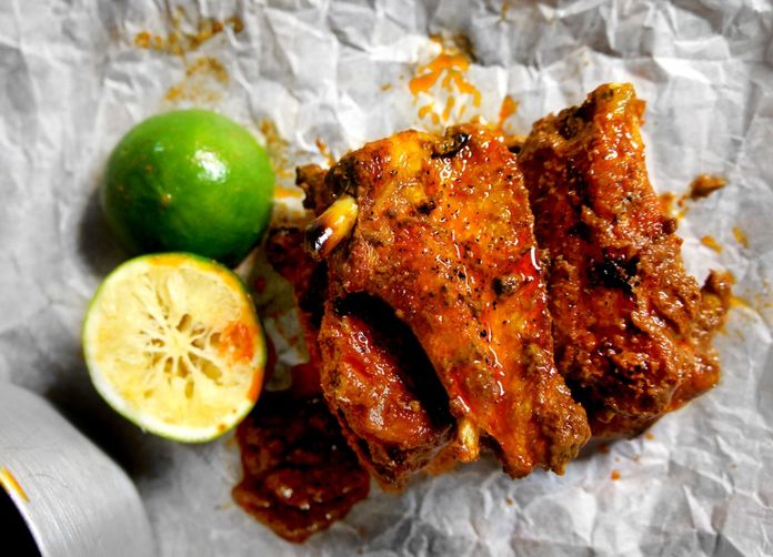 Red curry chicken wings